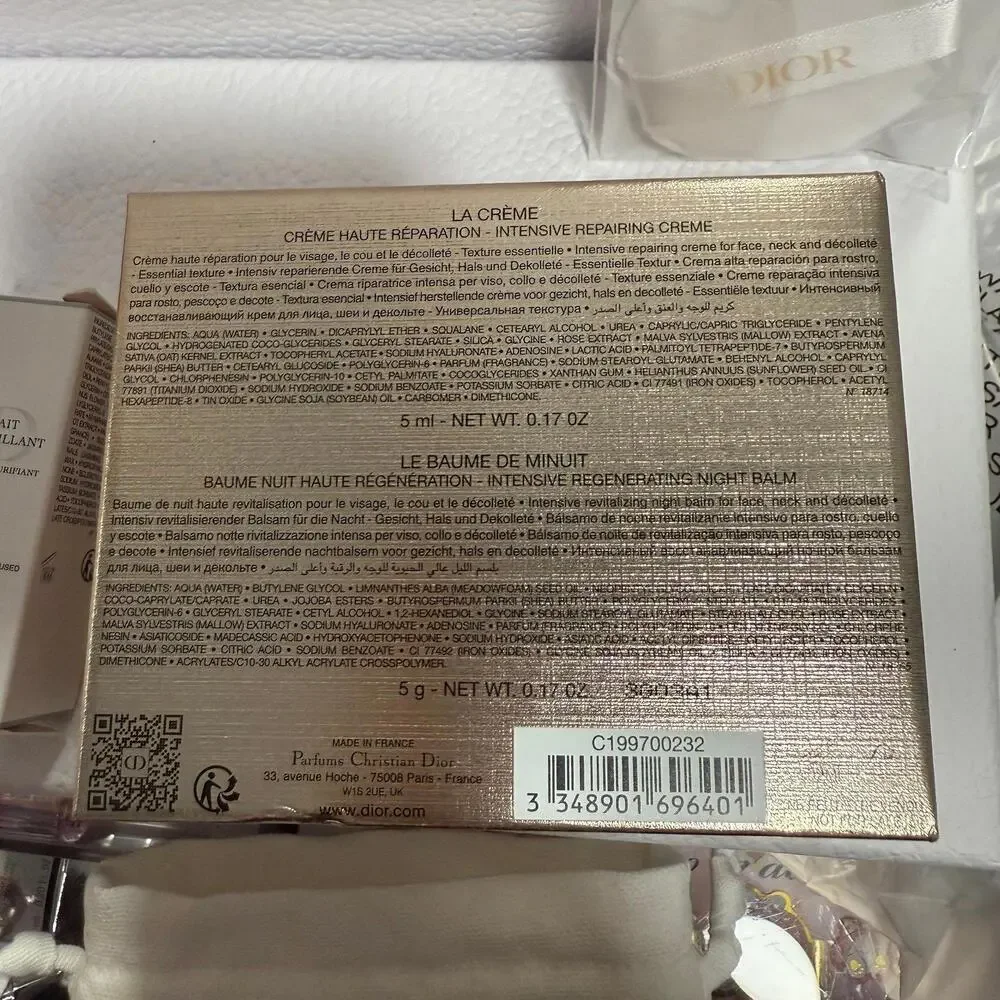 Cr.Dior Skincare Mini Travel Size Kit